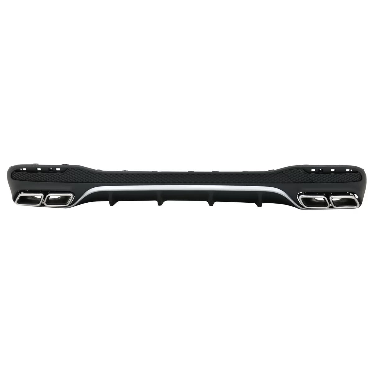 Rear Diffuser with Exhaust Muffler Tips suitable for Mercedes GLE W166 SUV Sport Line (2015-2018) – product image 1