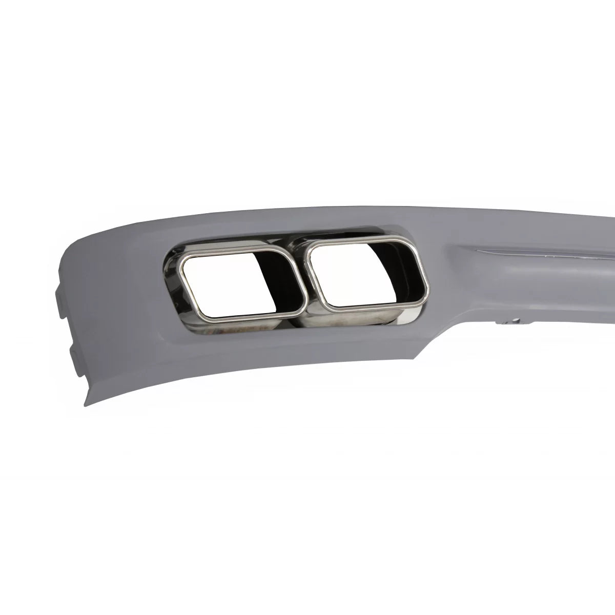 Rear Diffuser with Exhaust Muffler Tips Tailpipe suitable for BMW F01 (2008-up) 7 Series 760i Quad Design – product image 1