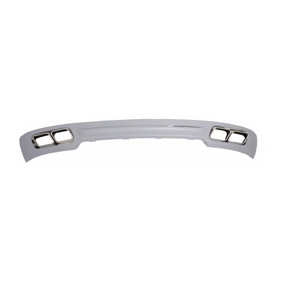 Rear Diffuser with Exhaust Muffler Tips Tailpipe suitable for BMW F01 (2008-up) 7 Series 760i Quad Design – product image 1