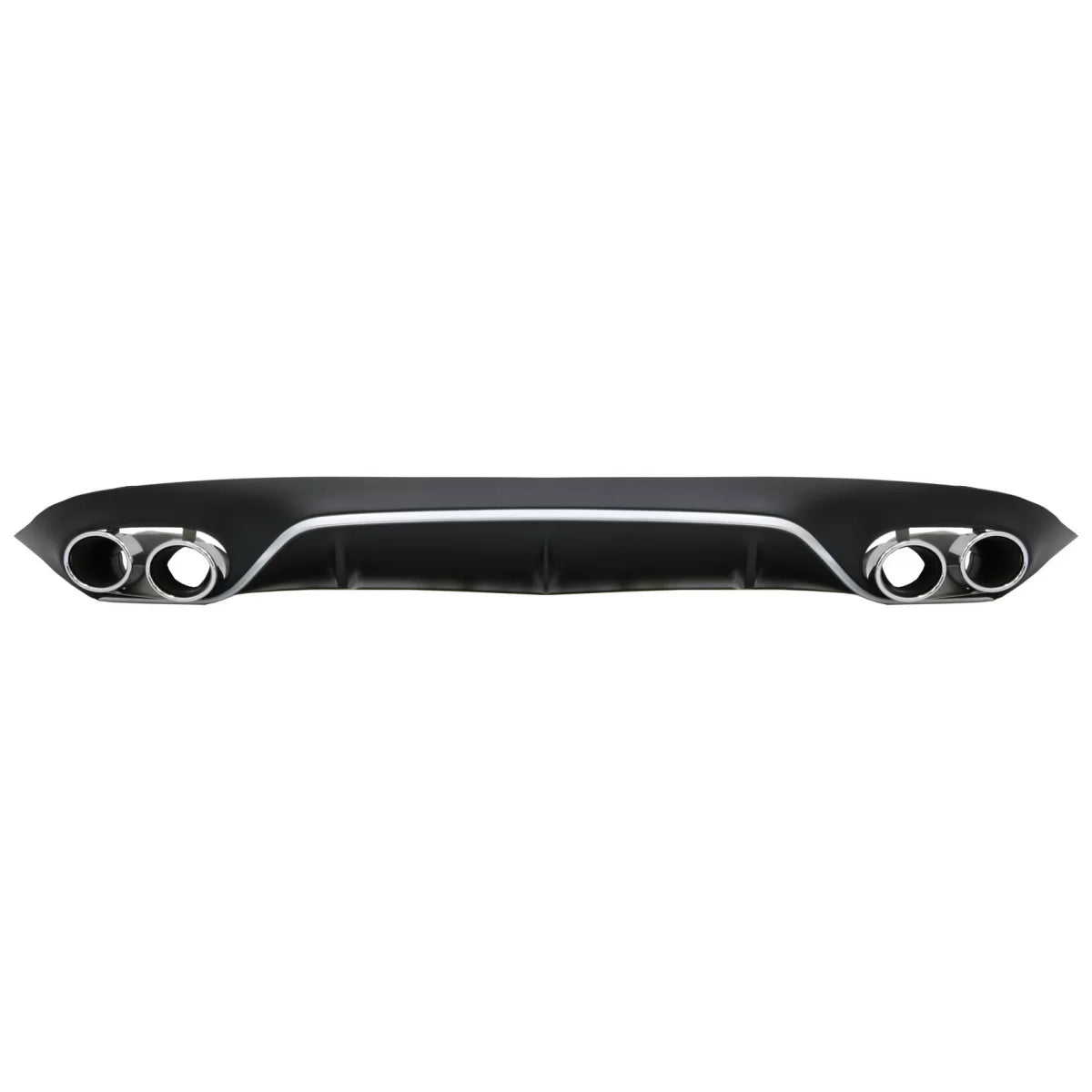 Rear Diffuser with Exhaust Tips suitable for Mercedes E-Class C238 A238 AMG Sport Line Coupe Cabrio (2016-2019) E53 Design Si
