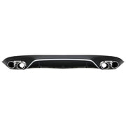 Rear Diffuser with Exhaust Tips suitable for Mercedes E-Class C238 A238 AMG Sport Line Coupe Cabrio (2016-2019) E53 Design Si