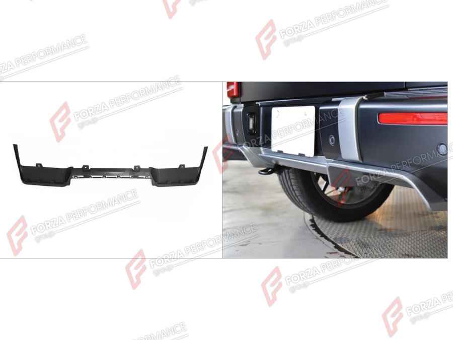 Buy Now REAR DIFFUSER for MERCEDES-BENZ G-CLASS W464 G63 2019 - 2024 and upgrade car parts from SIR Tuning at the Best Price. Headlights, Tail lights, Bodykits, Navigations, Body Kit and more - Fast & Free Shipping within Europe, US & Worldwide.