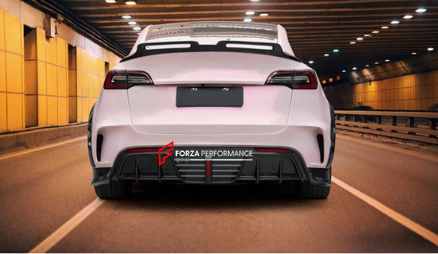 Buy Now Carbon Fiber Rear Diffuser for Tesla Model Y and upgrade car parts from SIR Tuning at the Best Price. Headlights, Tail lights, Bodykits, Navigations, body kit and more - Fast & Free Shipping within Europe, US & Worldwide.