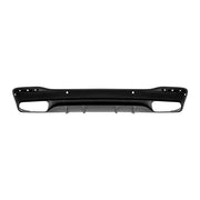 Rear Diffuser with Silver Exhaust Muffler Tips suitable for Mercedes GLE W167 SUV V167 Sport Line (2019-Up) GLE53 Design – pr