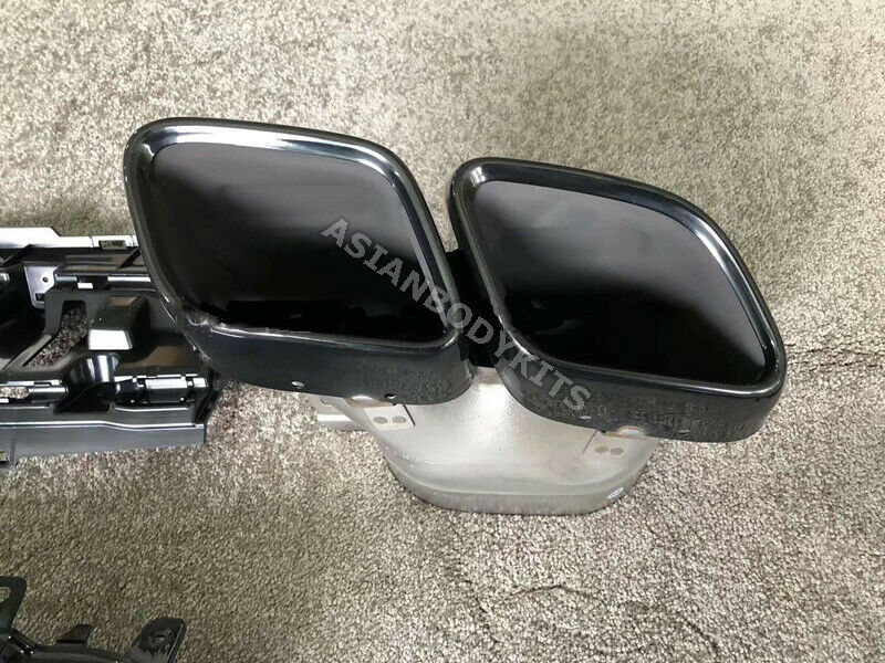 CONVERSION MERCEDES BENZ C63S AMG REAR DIFFUSER WITH EXHAUST TIPS for MERCEDES BENZ C CLASS C205 COUPE 2015 - 2022