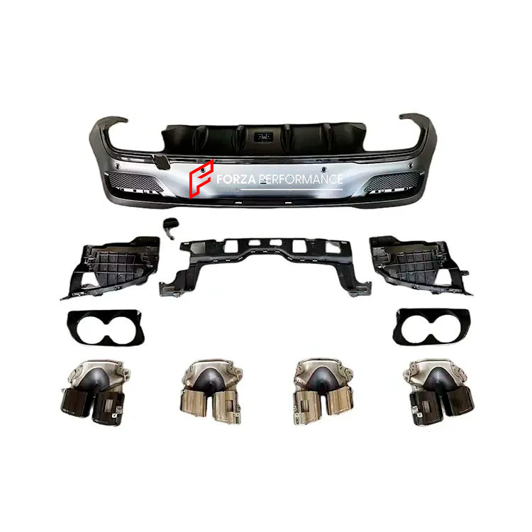 REAR DIFFUSER with EXHAUST TIPS for MERCEDES BENZ GLE 53 COUPE C167 2019+