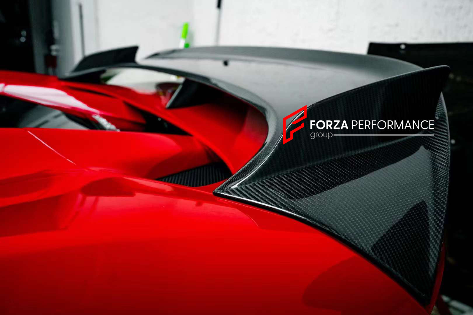 FORZA DRY CARBON REAR SPOILER FOR FERRARI F8