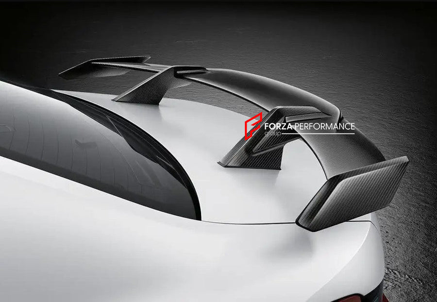 Buy Now CARBON FIBER REAR SPOILER for BMW M3 G80 M4 G82 G83 M-PERFOMANCE and upgrade car parts from SIR Tuning at the Best Price. Headlights, Tail lights, Bodykits, Navigations, body kit and more - Fast & Free Shipping within Europe, US & Worldwide.