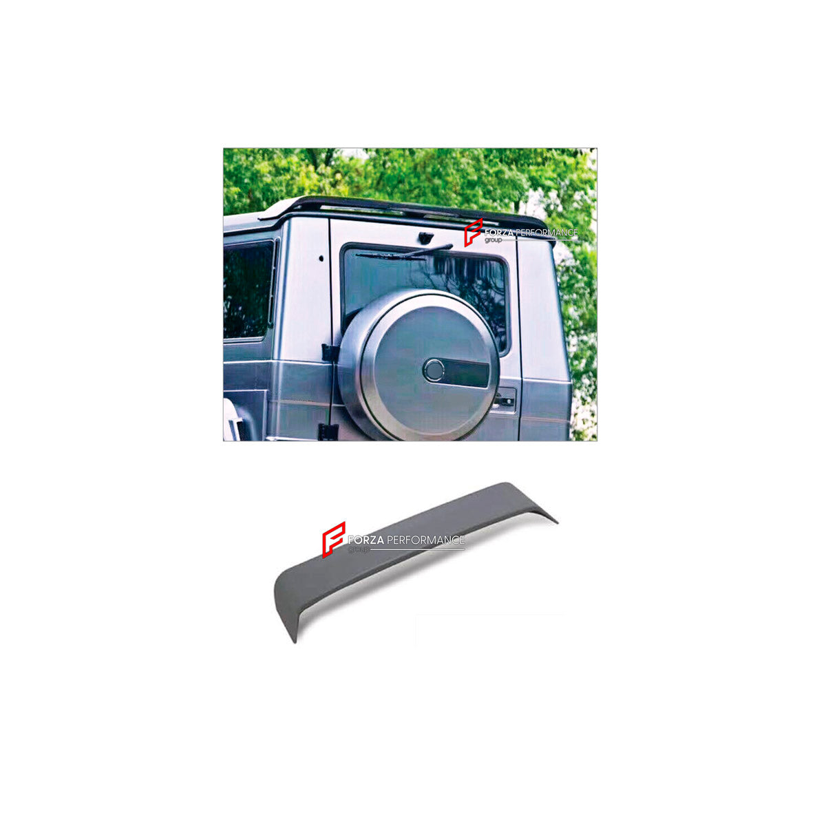 REAR SPOILER WING for MERCEDES-BENZ G-CLASS W463 2008 - 2018
