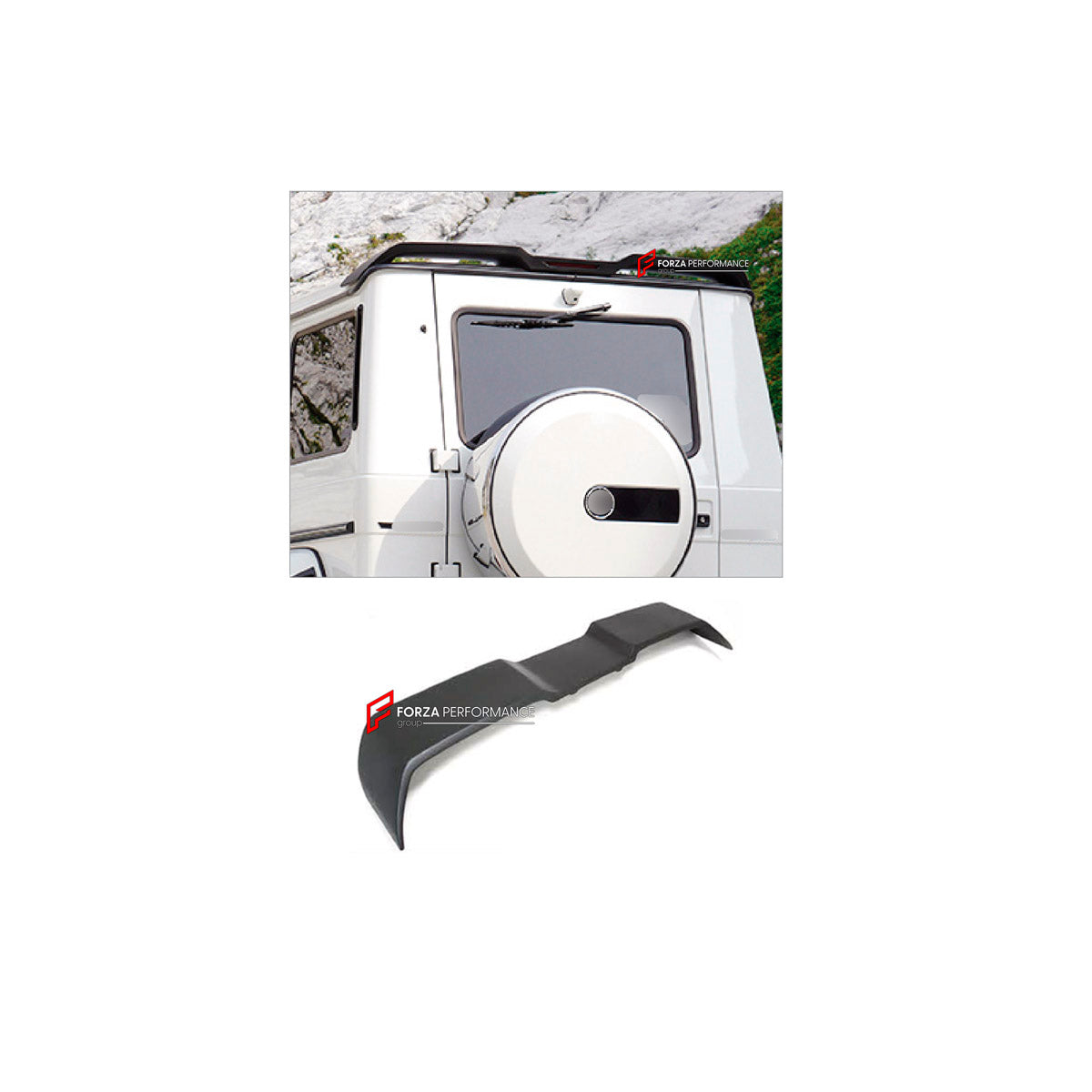 REAR SPOILER WING for MERCEDES-BENZ G-CLASS W463 G63 2008 - 2018