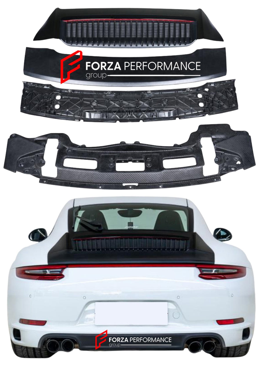 Buy Now REAR TRUNK UPGRADE for PORSCHE CARRERA 911 991.1 2012 - 2016 upgrade to PORSCHE CARRERA 991.2 and upgrade car parts from SIR Tuning at the Best Price. Headlights, Tail lights, Bodykits, Navigations, body kit and more - Fast & Free Shipping within Europe, US & Worldwide.