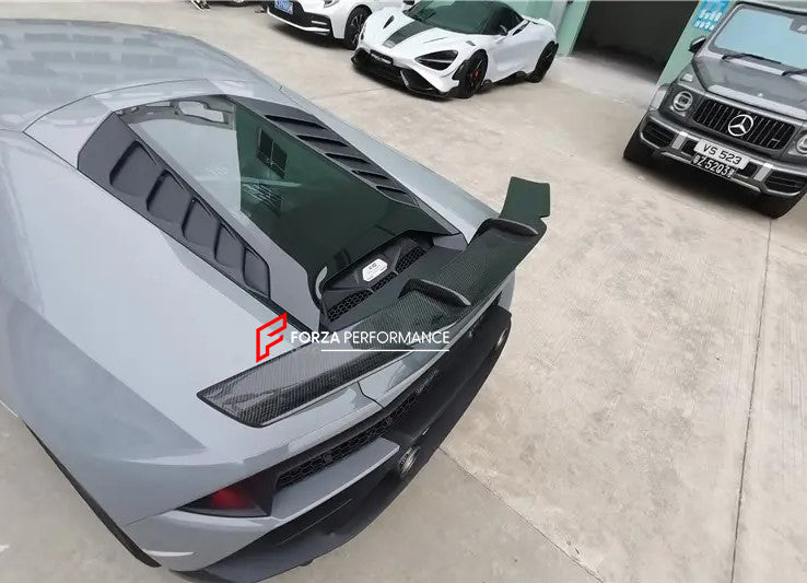 DRY CARBON REAR SPOILER WING FOR LAMBORGHINI HURACAN 610LP EVO