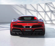 DRY CARBON REAR DIFFUSER for FERRARI 296 GTS GTB 2022+ | OEM STYLE