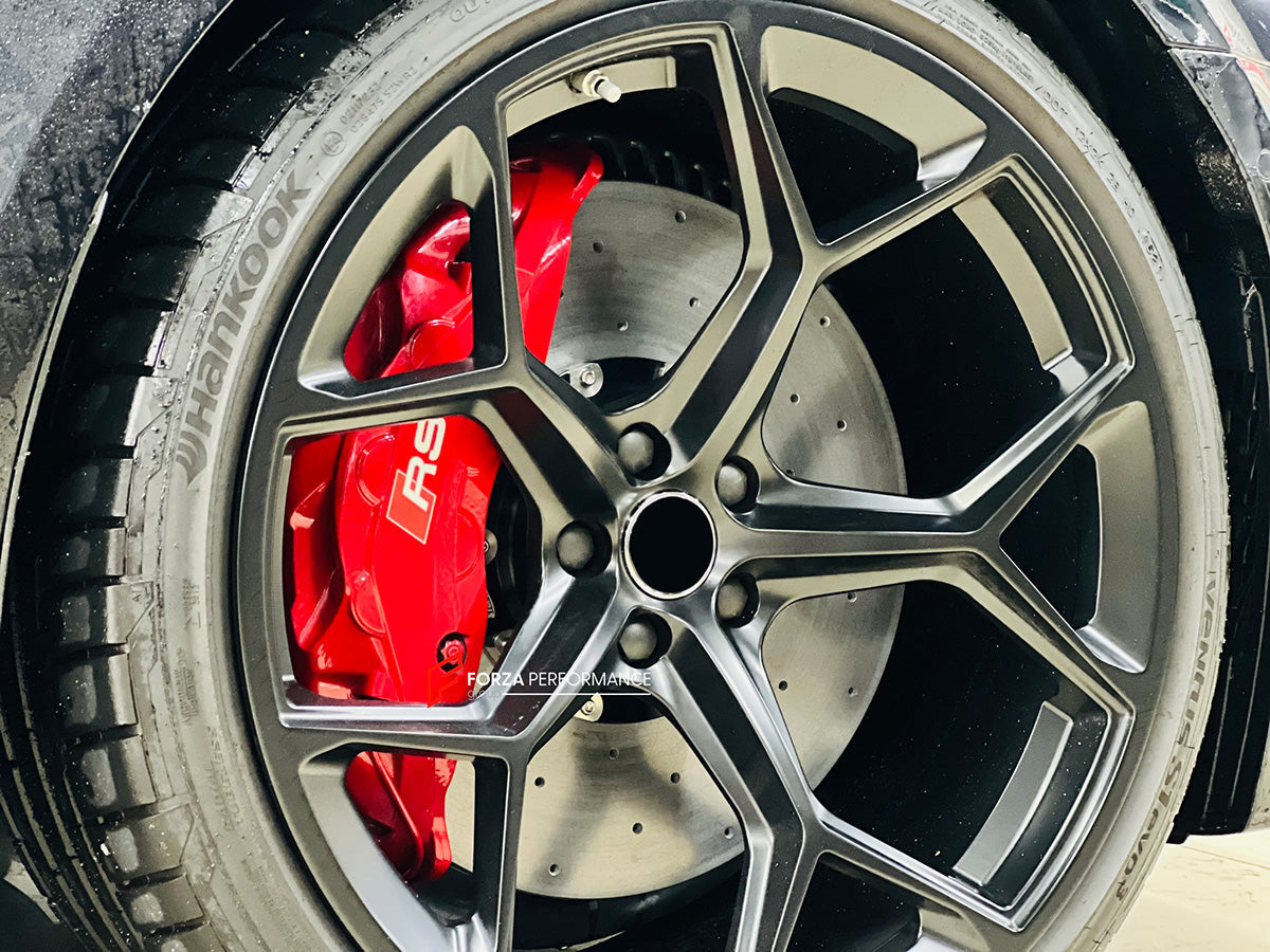 REPLACEMENT CARBON CERAMIC BRAKE DISK ROTORS for AUDI RS6 C8 2019 - 2023