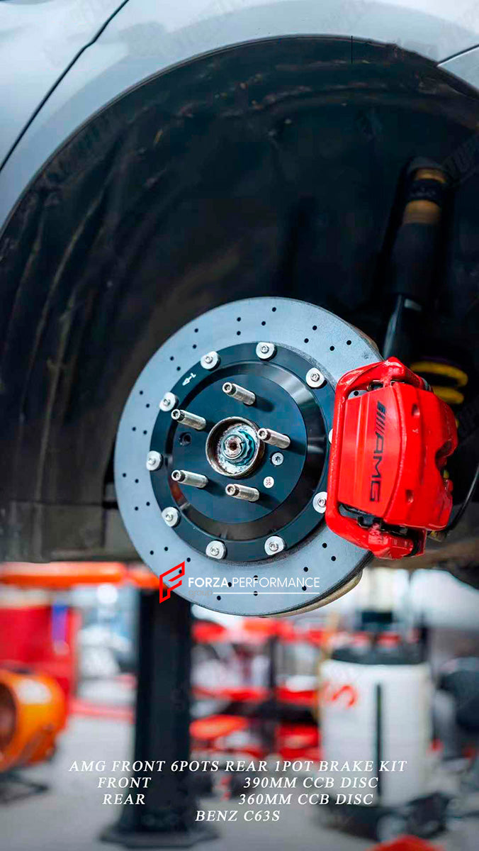 Buy Now REPLACEMENT CARBON CERAMIC BRAKE DISK ROTORS for MERCEDES-BENZ C63S AMG 2015 - 2021 and upgrade car parts from SIR Tuning at the Best Price. Headlights, Tail lights, Bodykits, Navigations, BIG BRAKE KIT and more - Fast & Free Shipping within Europe, US & Worldwide.