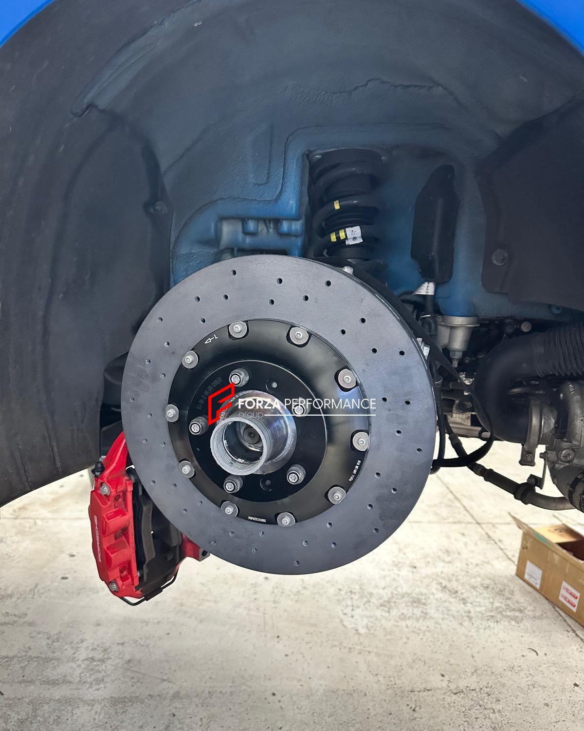 REPLACEMENT CARBON CERAMIC BRAKE DISK ROTORS for PORSCHE 911 992.1 GTS 2019 - 2025