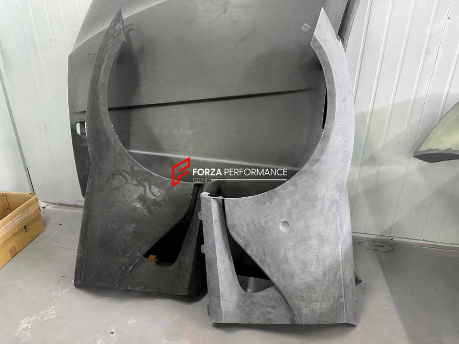 Buy Now REPLACEMENT CARBON FRONT FENDERS for FERRARI 812 COMPETIZIONE 2021+ and upgrade car parts from SIR Tuning at the Best Price. Headlights, Tail lights, Bodykits, Navigations, Carbon body kit and more - Fast & Free Shipping within Europe, US & Worldwide.