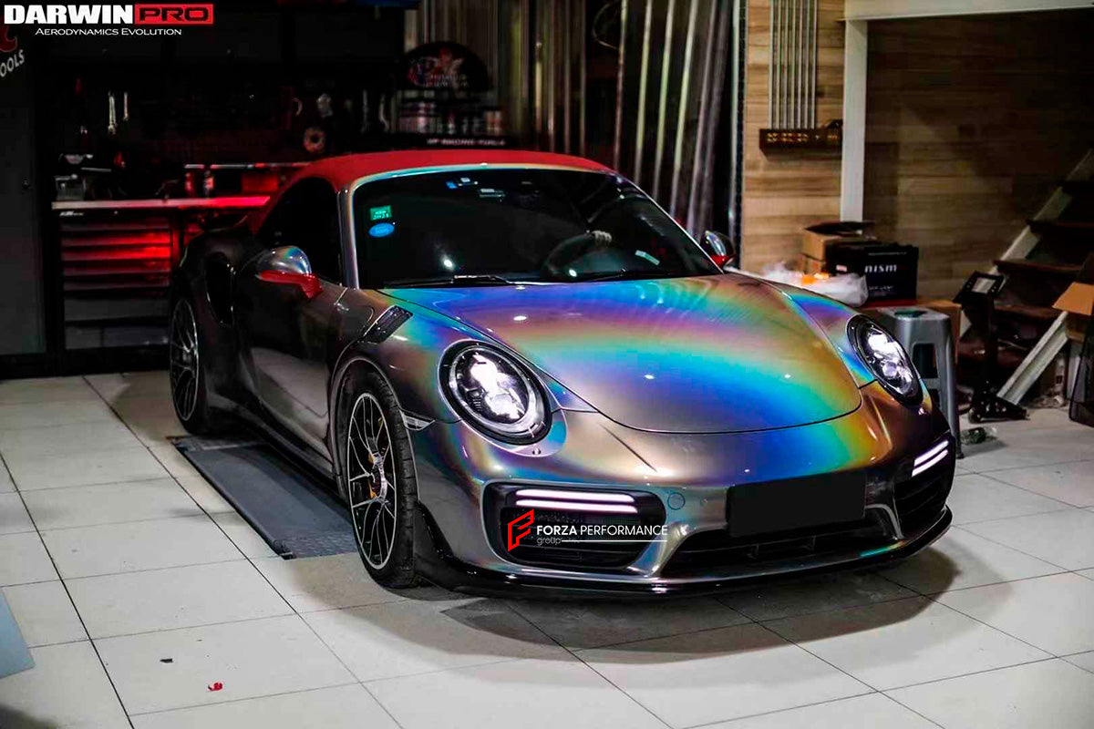 AUTHENTIC DARWINPRO FRONT FENDERS for PORSCHE 911 991.2 TURBO S 2015 - 2020 TO GT3RS