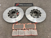 REPLACEMENT PCCB CARBON CERAMIC BRAKE DISK ROTORS KIT for PORSCHE 911 992 GT3 RS 2022+