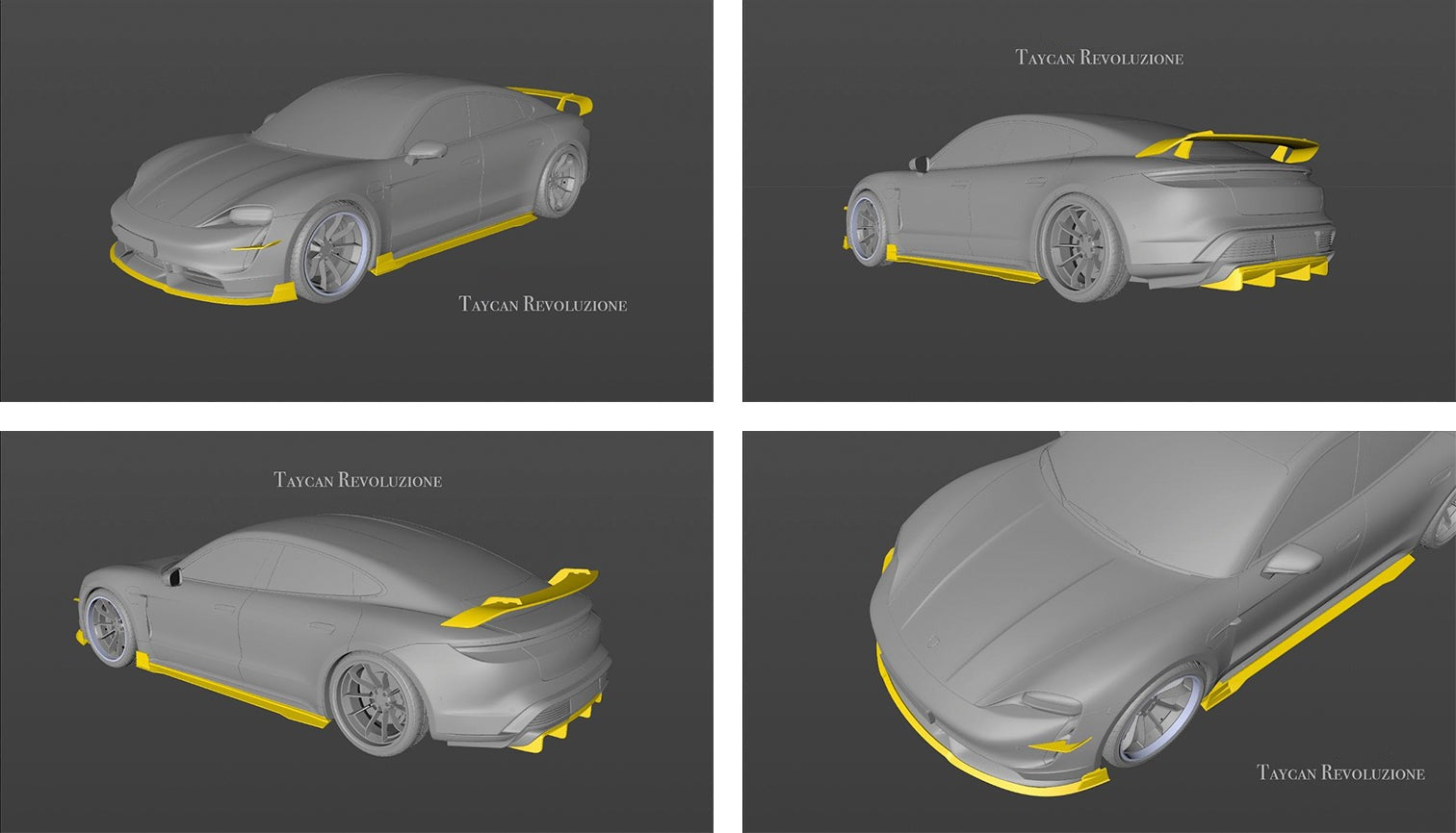 Aerokit for Porsche Taycan 9j1