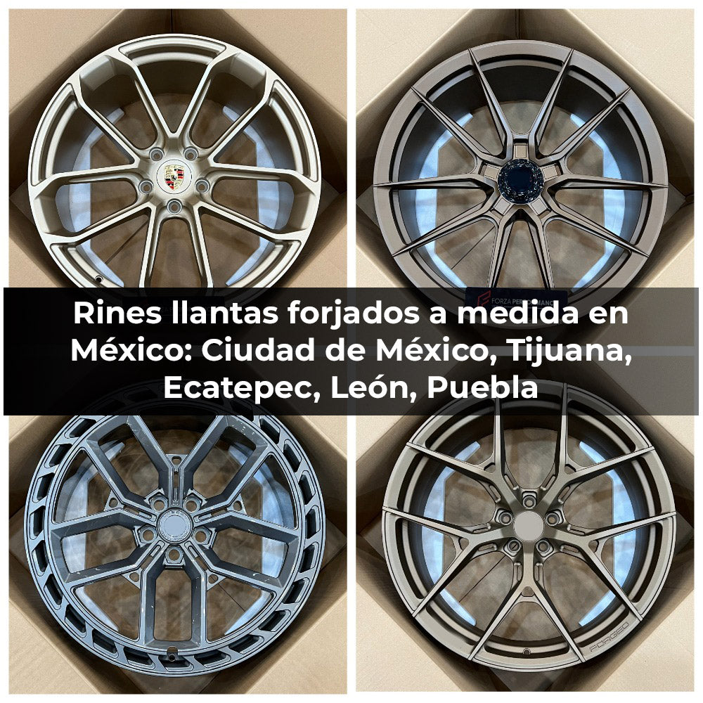 RINES LLANTAS FORJADOS A MEDIDA EN MÉXICO: CIUDAD DE MÉXICO, TIJUANA, ECATEPEC, LEÓN, PUEBLA