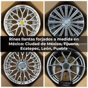 RINES LLANTAS FORJADOS A MEDIDA EN MÉXICO: CIUDAD DE MÉXICO, TIJUANA, ECATEPEC, LEÓN, PUEBLA