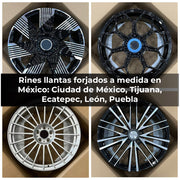 RINES LLANTAS FORJADOS A MEDIDA EN MÉXICO: CIUDAD DE MÉXICO, TIJUANA, ECATEPEC, LEÓN, PUEBLA