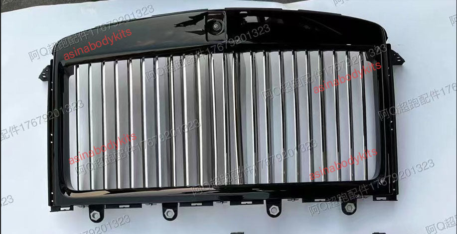 GRILLE EXHAUST TIPS BADGES for ROLLS-ROYCE CULLINAN 2018+ | BLACK BADGE STYLE
