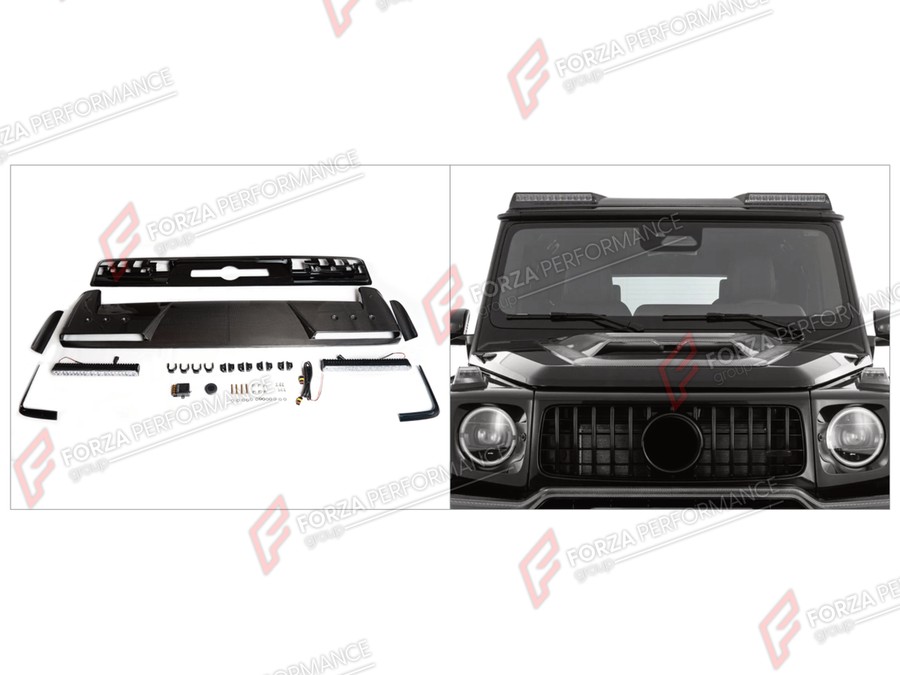 Buy Now ROOF LIGHT BAR for MERCEDES-BENZ G-CLASS W465 G63 G450D G500 G550 2025+ and upgrade car parts from SIR Tuning at the Best Price. Headlights, Tail lights, Bodykits, Navigations, Body Kit and more - Fast & Free Shipping within Europe, US & Worldwide.