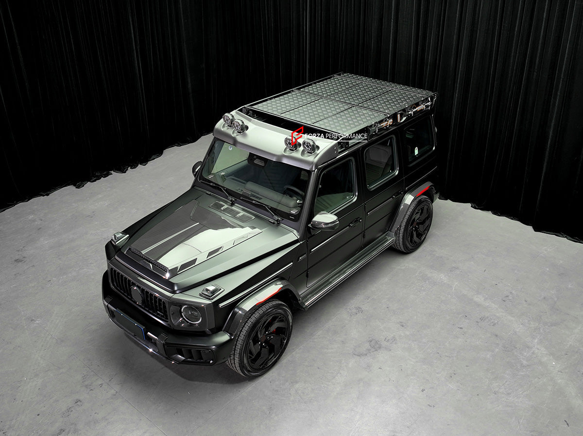 ROOF RACK BAR LUGGAGE WITH LADDER 4x4 for MERCEDES BENZ G-CLASS W463A W464 W465 G63 G550