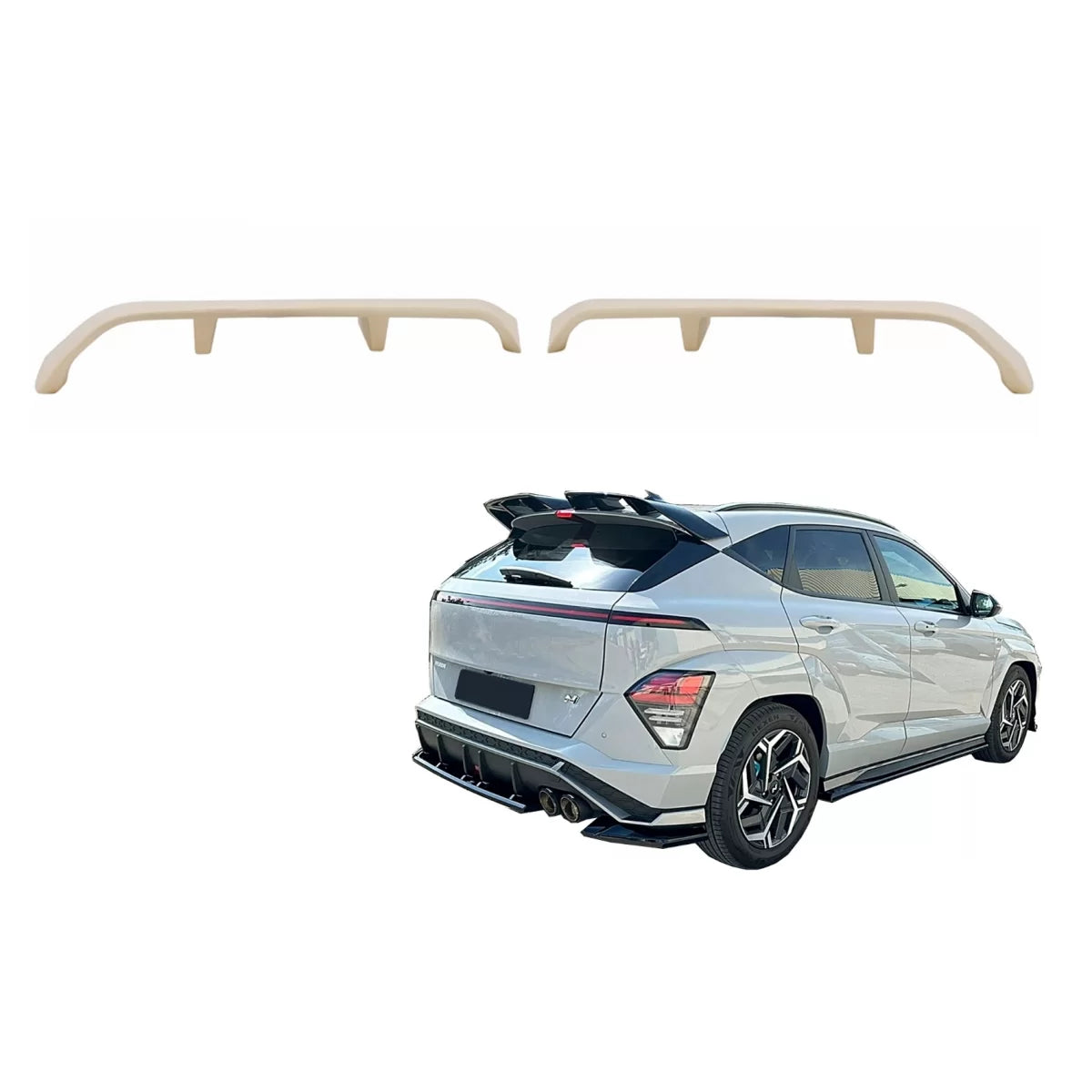 Roof Spoiler Wing suitable for Hyundai Kona N-Line Mk2 (2023-) Unpainted – product image 1