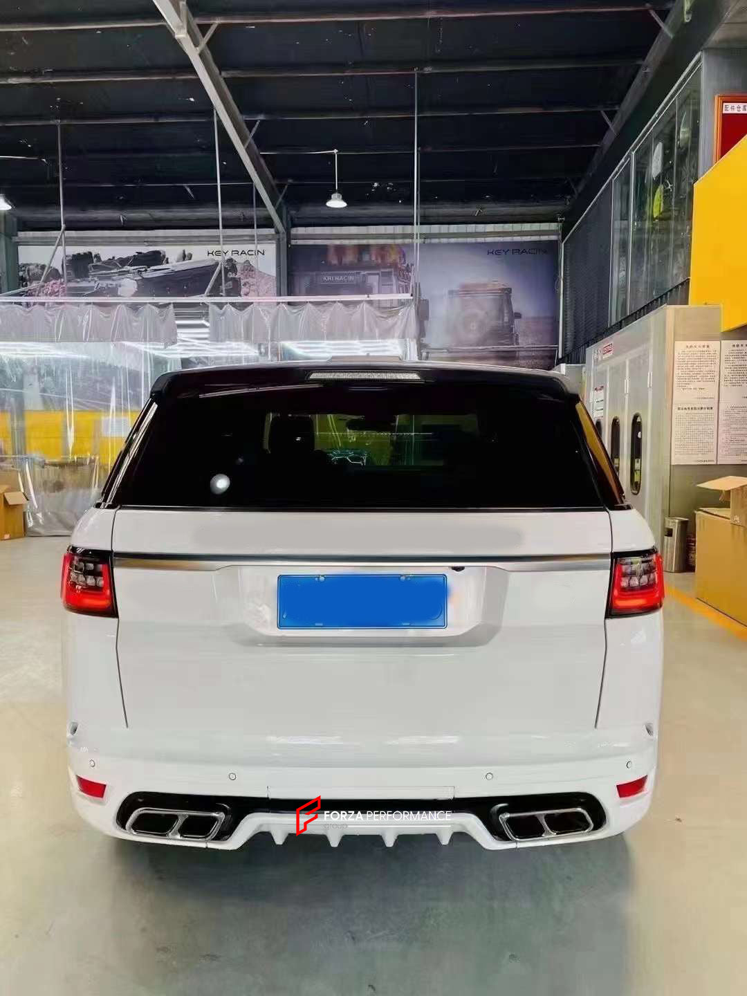 CONVERSION BODY KIT FOR LAND ROVER RANGE ROVER SPORT 2014-2017 UPGRADE TO SVR STYLE 2018-2021