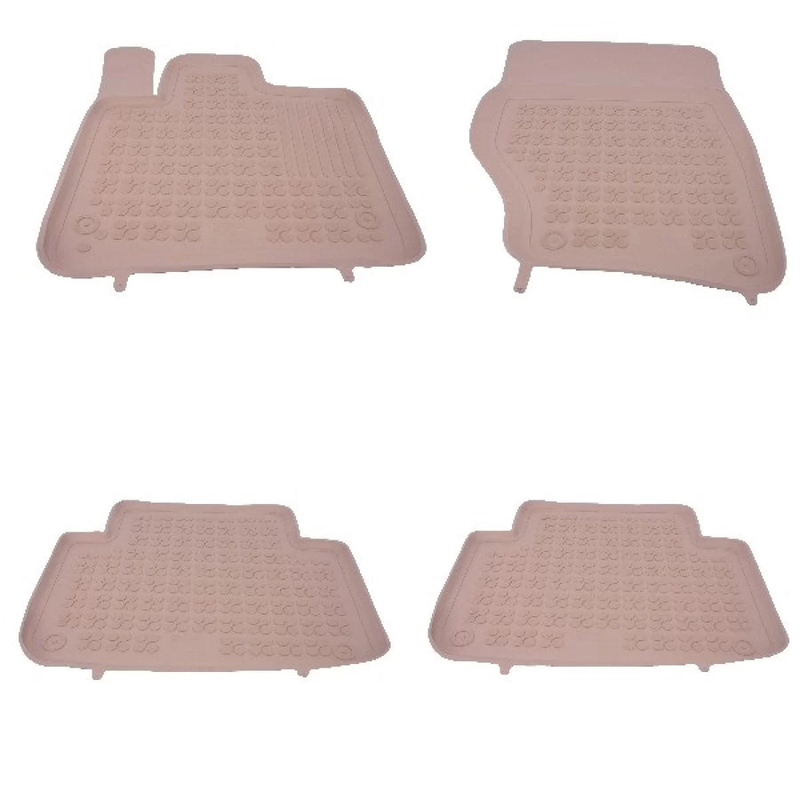 Rubber Floor Mat Beige suitable for Audi Q7 I 4L (2005-2015) – product image 1