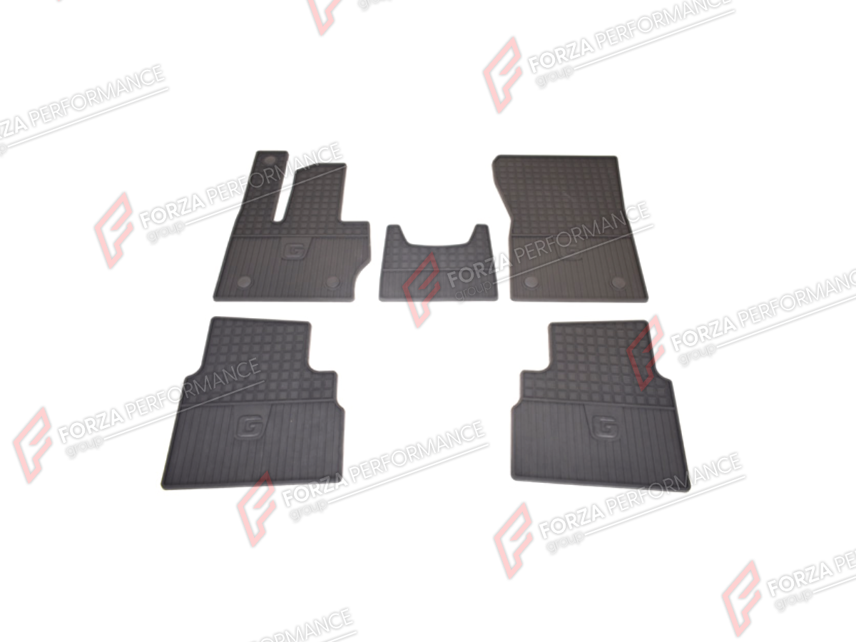 RUBBER FLOOR MATS for MERCEDES-BENZ G-CLASS W464 G63 G350 G350D G400D G500 G550 2019 - 2024