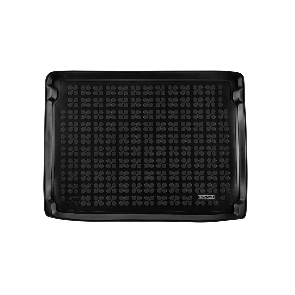 Rubber Trunk Mat Black suitable for Ford Focus IV Hatchback (2018-up) version with full size tire – product image 1
