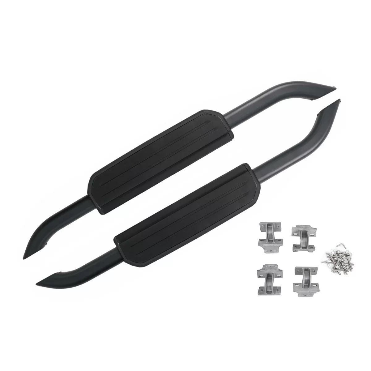 Running Boards Side Steps suitable for Land Rover Defender L663 90 (2020-up) Black Edition – product image 1