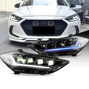 VLAND LED Headlight For 2017-2018 Hyundai Elantra W/Sequential Turn
