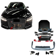 CONVERSION BODY KIT for AUDI A8 D4 2010-2014 UPGRADE to S8 2015-2018 FACELIFT