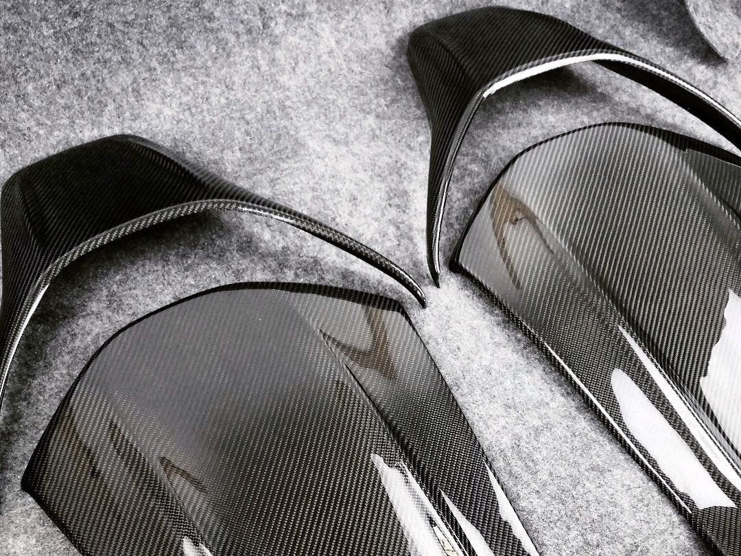 Carbon Fiber Seat Covers for W205 C63 AMG Fitment