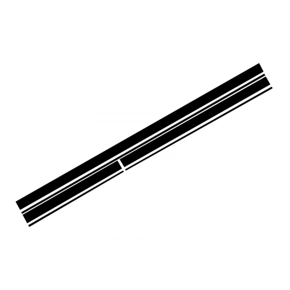 Set Sticker Matte Black Upper Bonnet Roof & Tailgate suitable for Mercedes CLA W117 C117 X117 (2013-2016) A-Class W176 (2012-