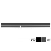 Set Sticker Vinyl Dark Grey Upper Bonnet Roof & Tailgate suitable for Mercedes CLA W117 C117 X117 (2013-2016) A Class W176 (2