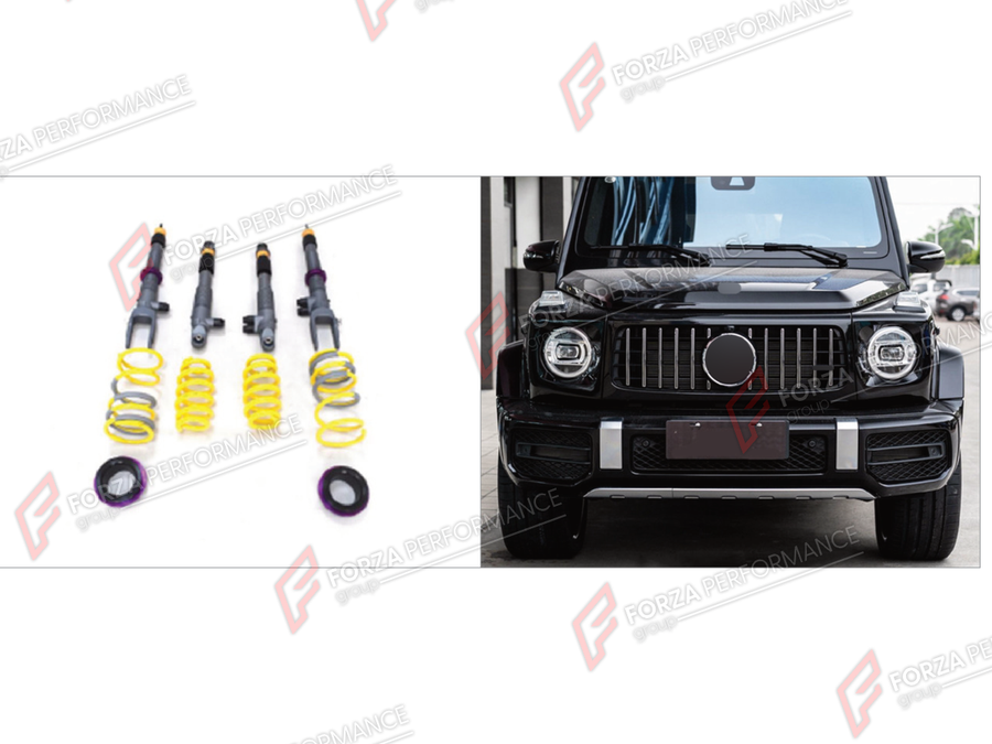 Buy Now SHOCK ABSORBERS for MERCEDES-BENZ G-CLASS W464 G63 G350 G350D G400D G500 G550 2019 - 2024 and upgrade car parts from SIR Tuning at the Best Price. Headlights, Tail lights, Bodykits, Navigations, Body Kit and more - Fast & Free Shipping within Europe, US & Worldwide.