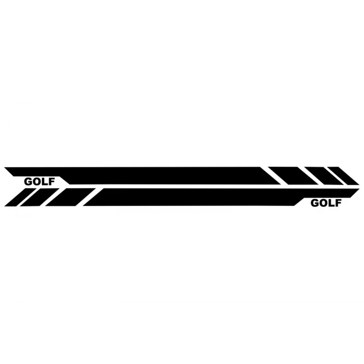 Side Decals Sticker Vinyl Black suitable for VW Golf 5 6 7 V VI VII (2003-up) – product image 1