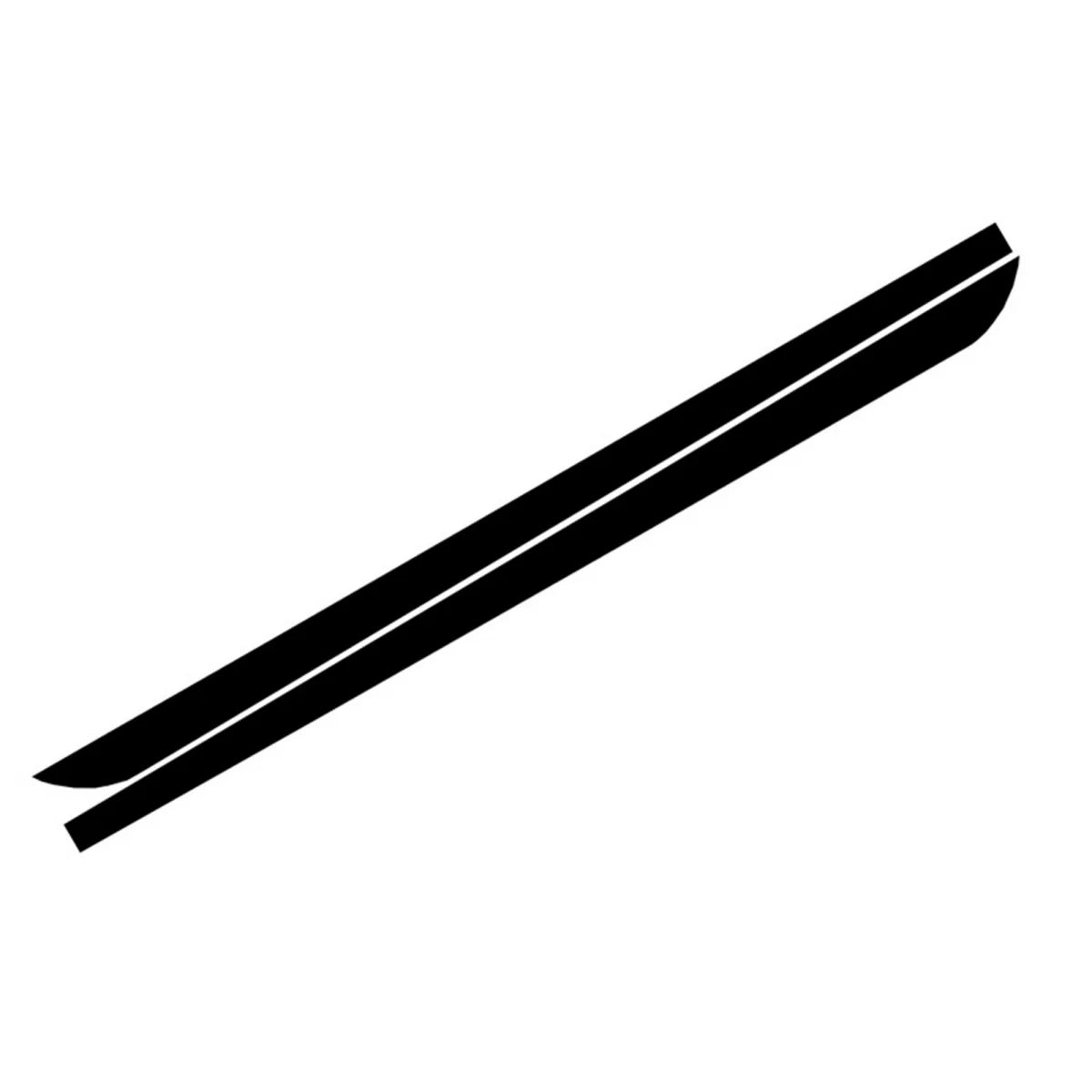 Side Decals Sticker Vinyl Matte Black suitable for BMW 5 Series F10 F11 (2011-Up) M-Performance Design – product image 1