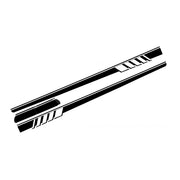 Side Decals Sticker Vinyl suitable for Mercedes C-Class C205 Coupe A205 Cabriolet (2014-up) C63 Design Piano Black – product 