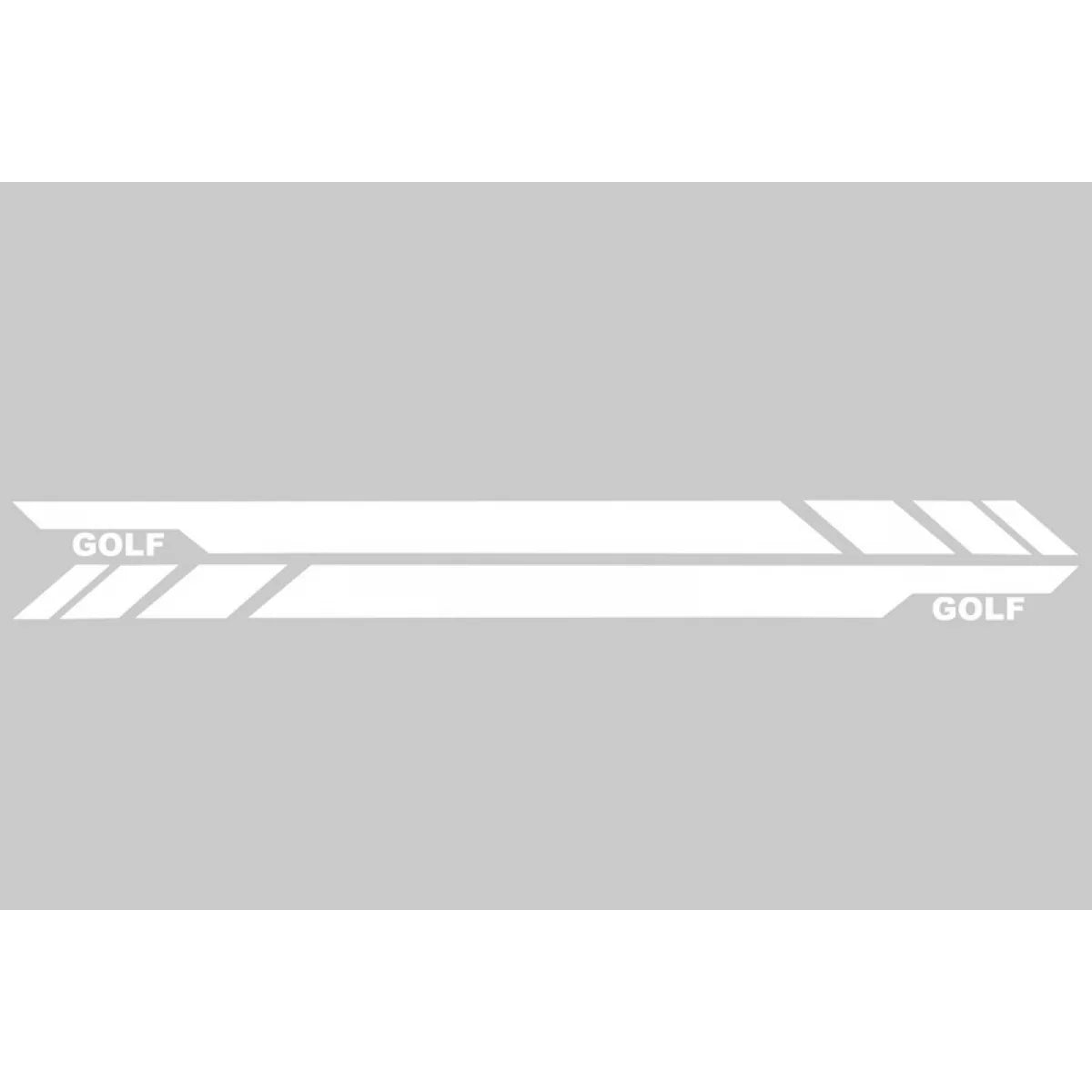 Side Decals Sticker Vinyl White suitable for VW  Golf 5 6 7 V VI VII (2003-up) – product image 1