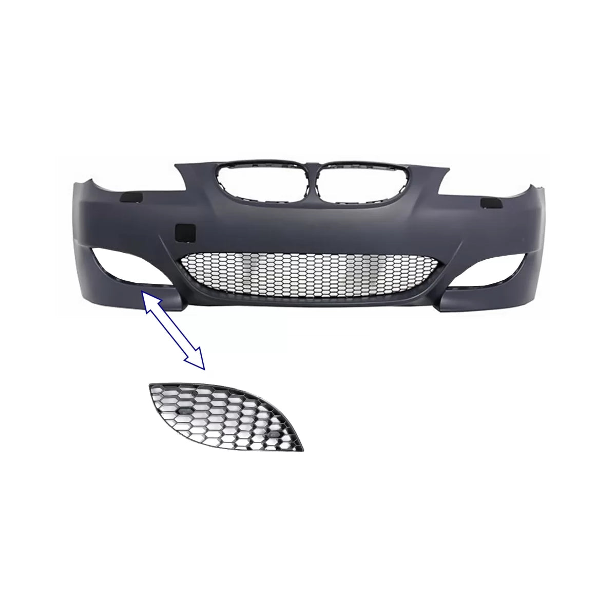 Side Grille RIGHT Side suitable for BMW 5 Series E60 E61 (2003-2010) M5 Design – product image 1