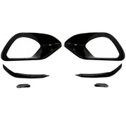 Side Grilles Cover Frames suitable for Mercedes CLA 45 CLA 45S X118 C118 (2019-05.2023) Piano Black – product image 2