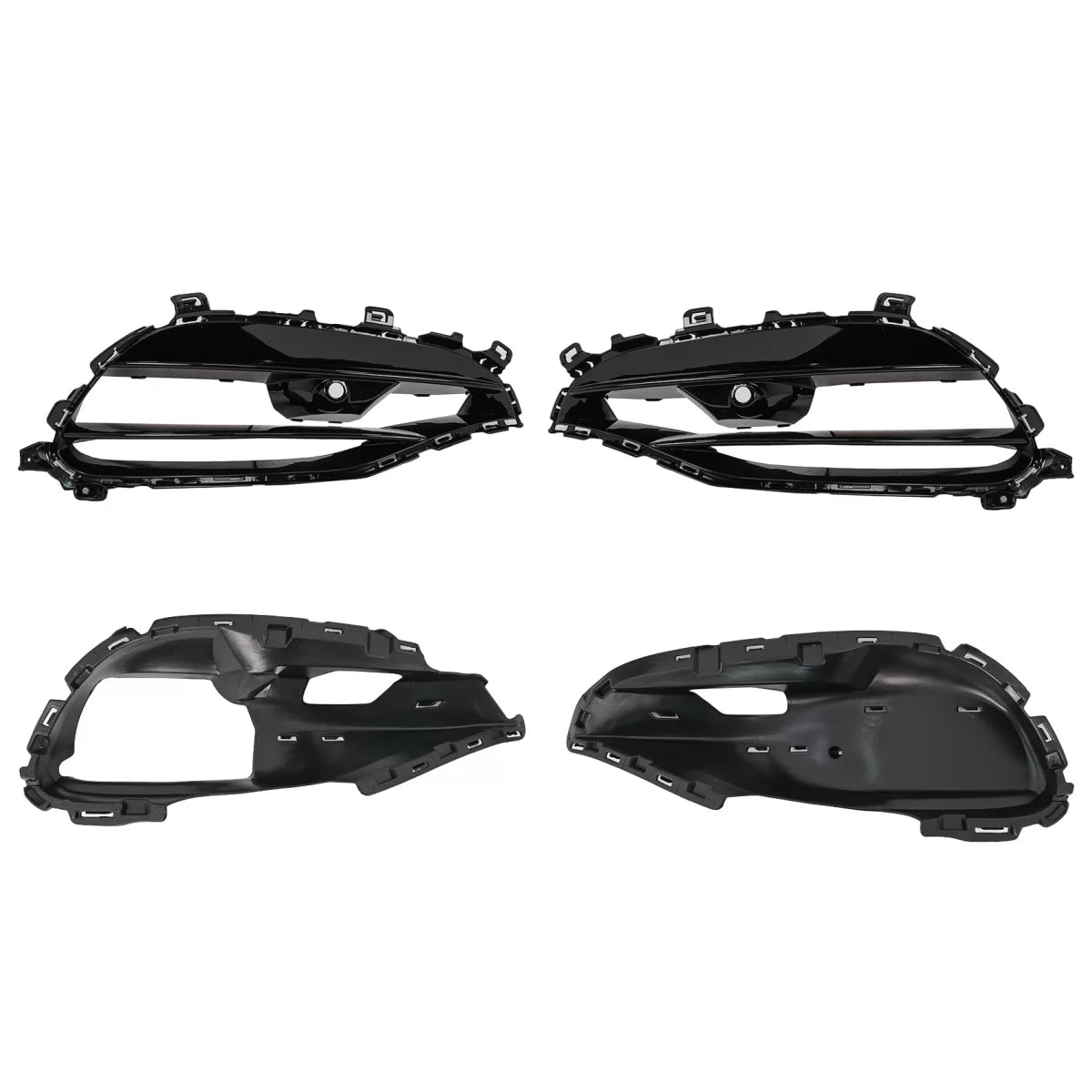 Side Grilles Cover Frames suitable for Mercedes A Class W176 (2012-2018) Facelift A45 Design – product image 1