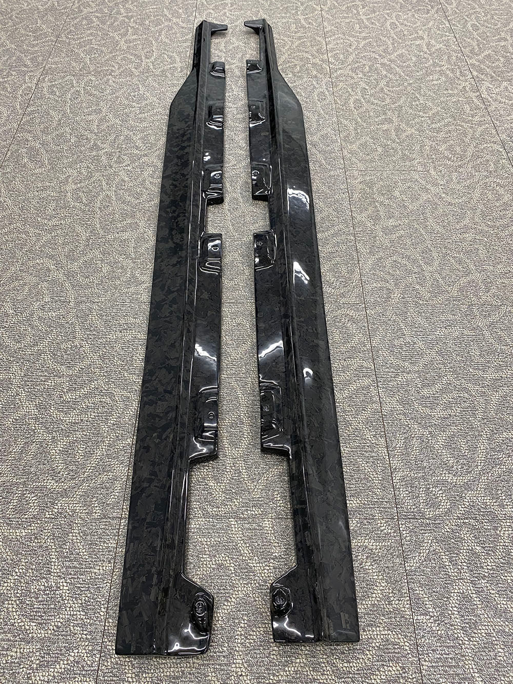 FORGED СARBON FIBER SISDE SKIRTS for AMG GT GTS C190 2014 - 2017